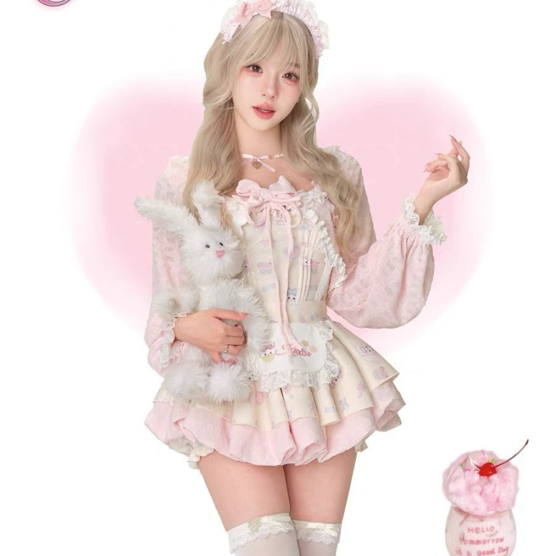 Japanese Sweet Lolita Style 3  - Crop Top Crochet review and price