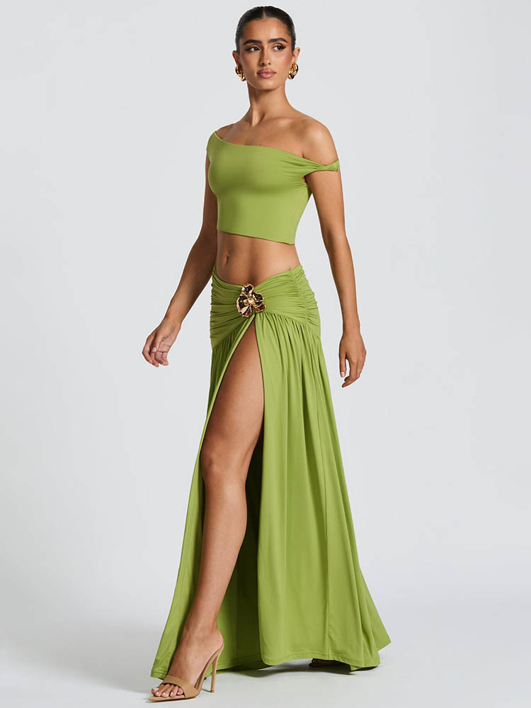 Mozision Elegant Dress Set Wom - Crop Top Crochet review and price