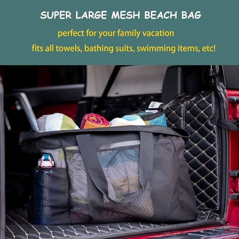 2026 New Large Capacity Mesh B - Tote Bag Beach review and price