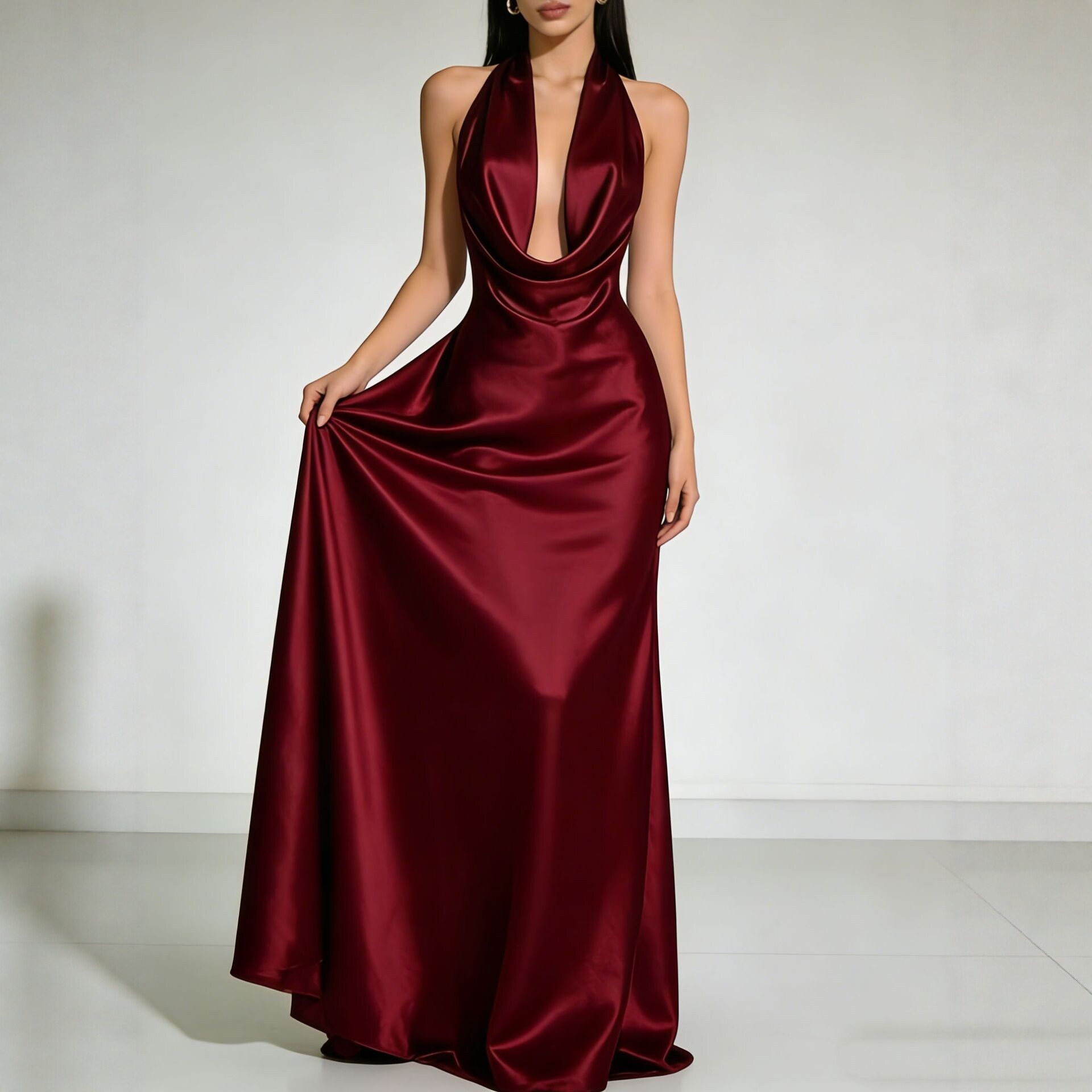 Elegant Party Dresses 2026 Wed - Maxi Dress Halter review and price