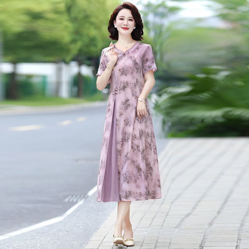 Floral Print Midi Dress for Mi - Midi Skirt Floral review and price