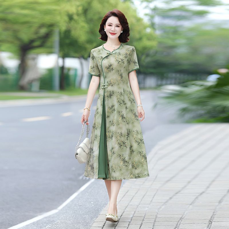 Floral Print Midi Dress for Mi - Midi Skirt Floral review and price