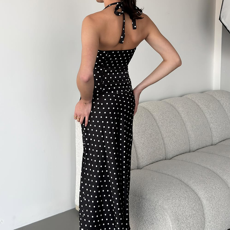Two Piece Set Polka Dot Skirts - Crop Top Crochet review and price