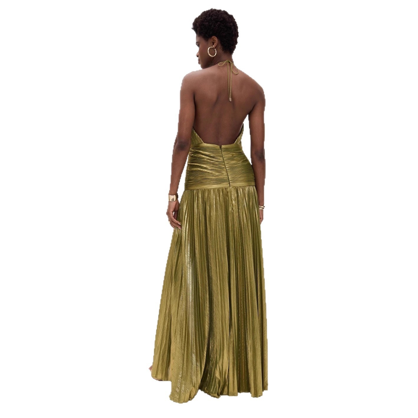Elegant Party Dress Sleeveless - Maxi Dress Halter review and price
