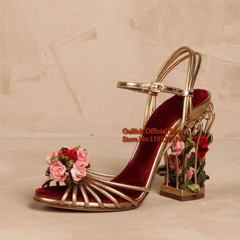 Luxury Bird Cage Women Sandals - Sandal Strappy Heeled review and price