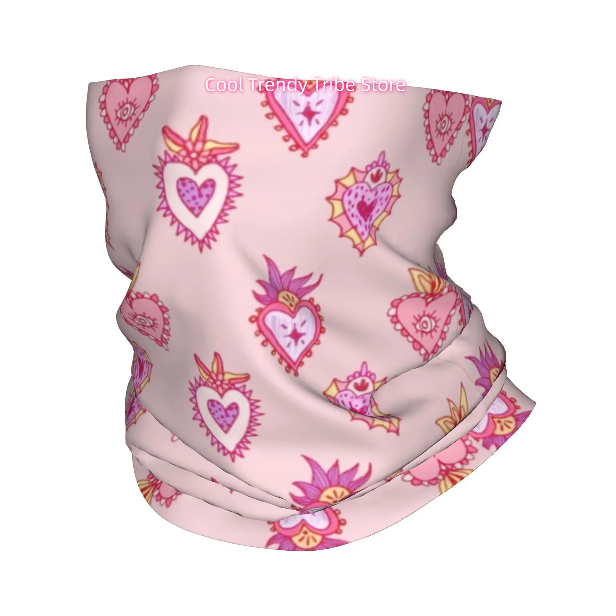 Pink Mexican Sacred Heart Roma - Headband Summer Knit review and price
