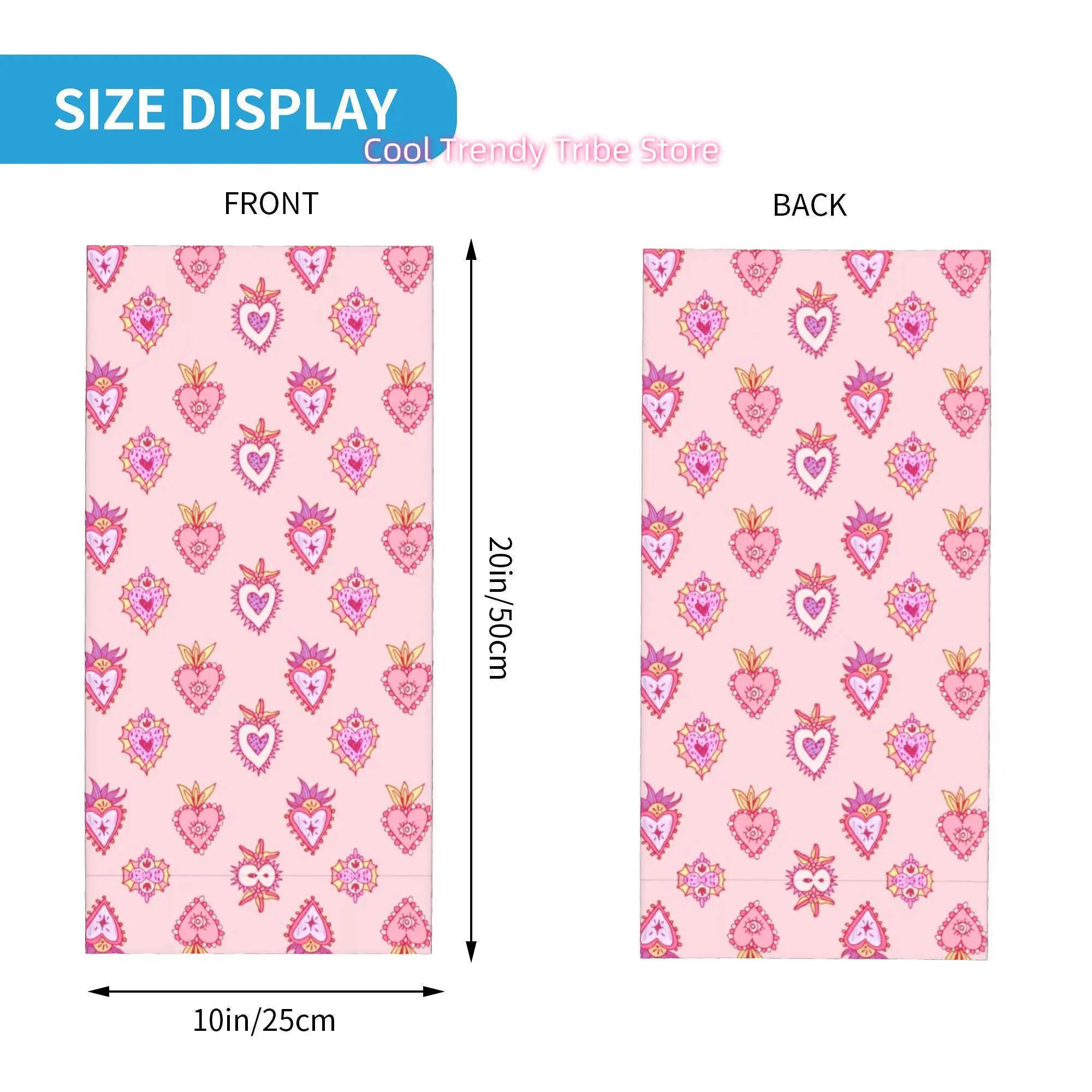 Pink Mexican Sacred Heart Roma - Headband Summer Knit review and price