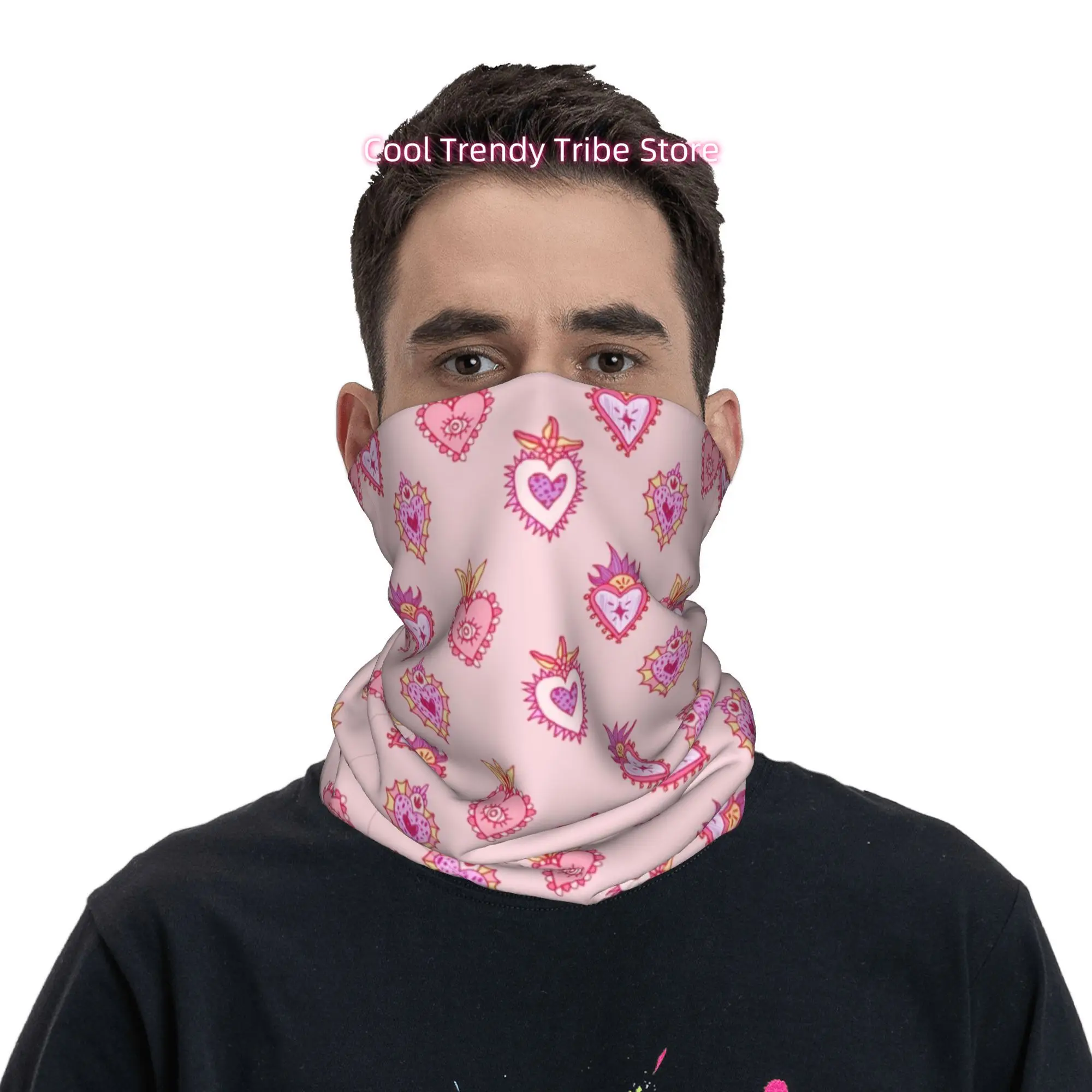 Pink Mexican Sacred Heart Roma - Headband Summer Knit review and price